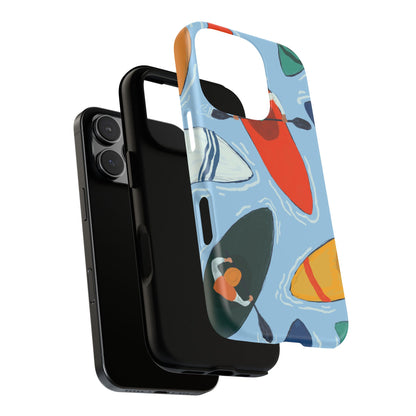 Kayak Phone Case - Tough Cases for Outdoor Enthusiasts, Birthday Gifts, Adventure Gear, Kayaking Accessories, Nature Lover Decor, Artsy Phone Cases