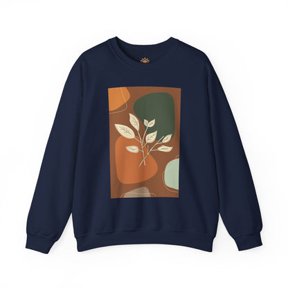 Botanical Print Crewneck Sweatshirt | Cozy Unisex Sweatshirt, Fall Fashion, Casual Wear, Gift for Her, Botanical Art