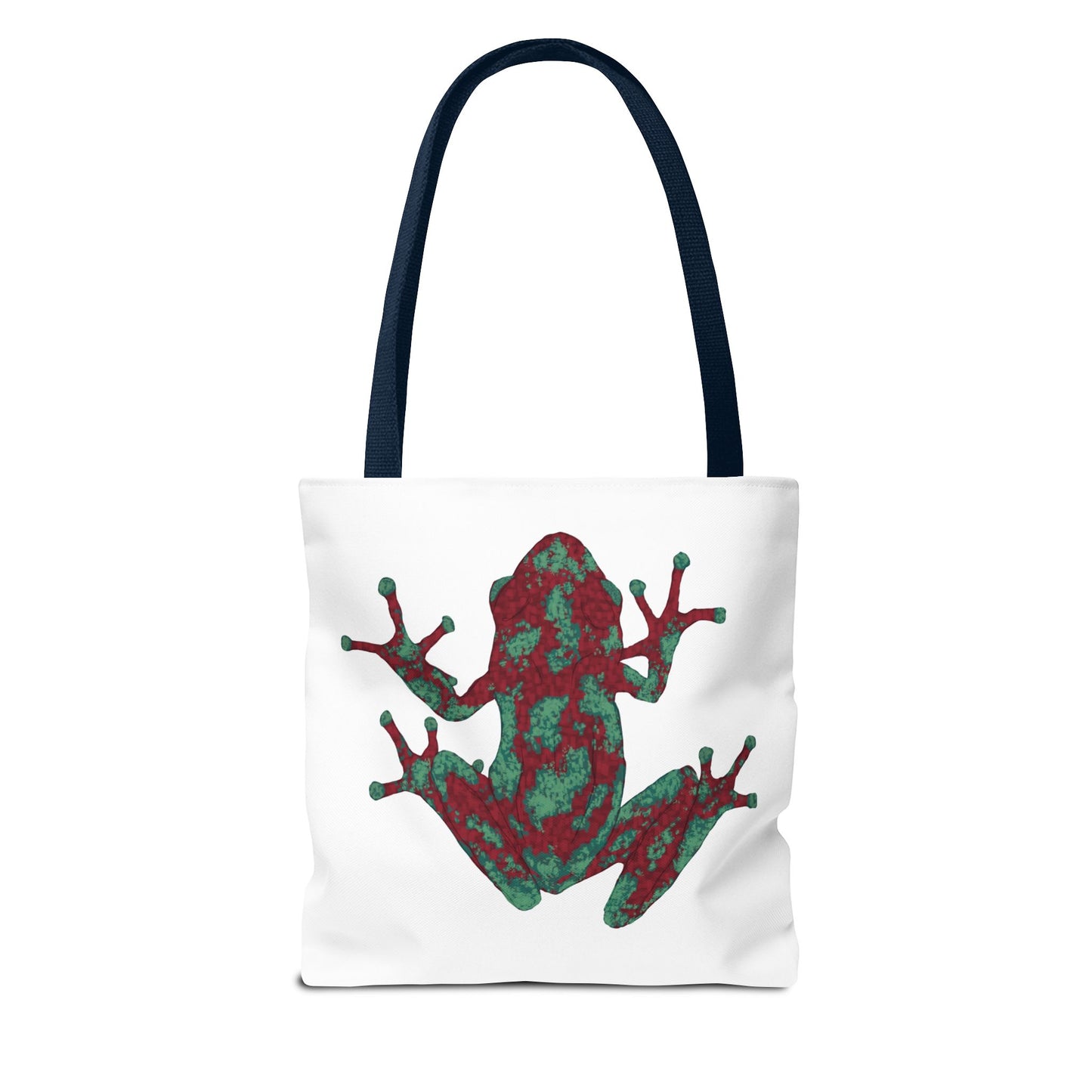Frog Art Tote Bag, Eco-Friendly Shopping Bag, Nature Lover Gift, Stylish Reusable Tote, Unique Animal Print Purse