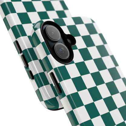 Stylish Checkered Phone Case, Protective Cover, Unique Gift, Trendy Accessory, Customizable Design, Ideal for All Ages