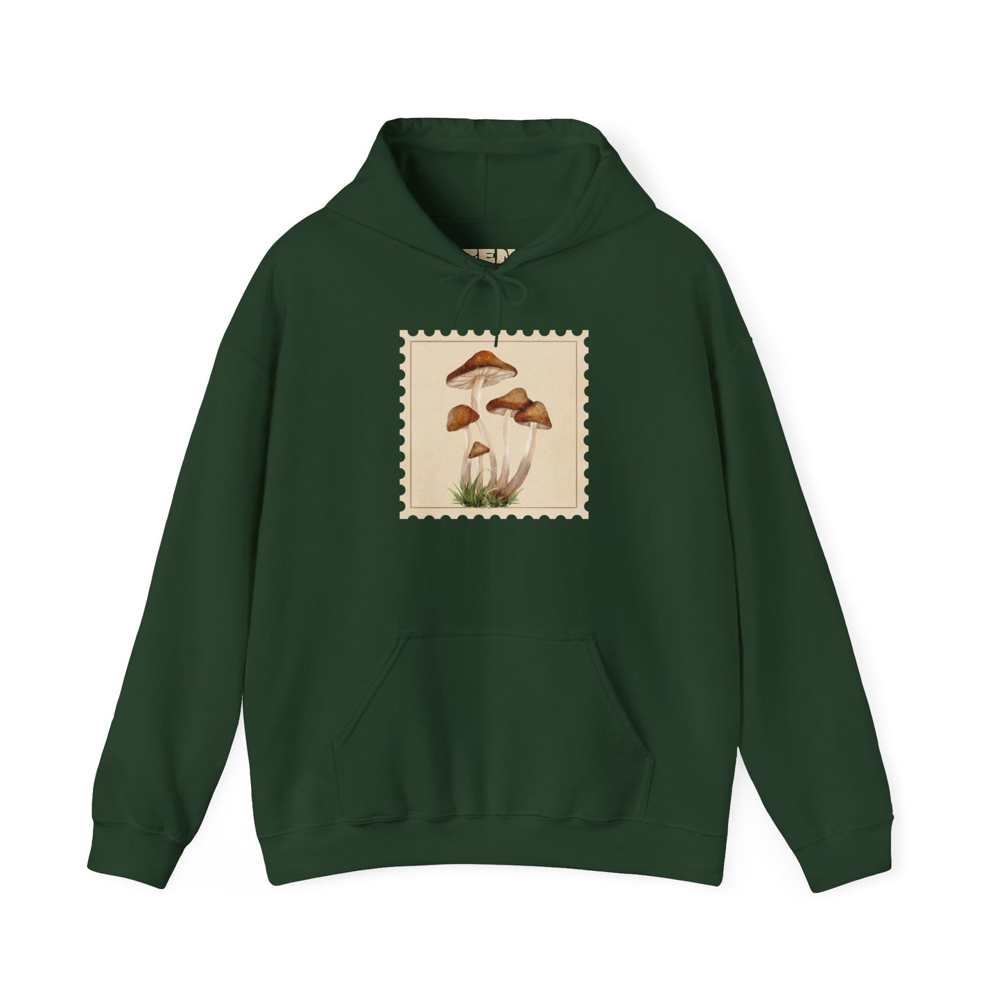 Mushroom Art Hoodie, Cozy Sweatshirt, Nature Lover Gift, Unisex Pullover, Boho Style Apparel, Fall Fashion, Eco-Friendly Wear, Artsy Sweatshirts, Aesthetic Hoodies, Graphic, Nature-inspired