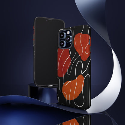 Stylish Phone Case with Abstract Design, Tough Cases for Modern Life, Trendy Phone Accessory, Unique Gift Idea, Holiday Present