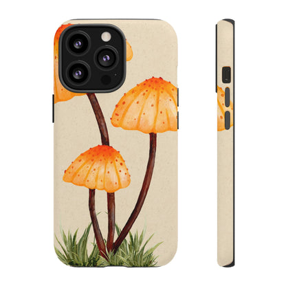 Mushroom Phone Case, Tough Cases for Nature Lovers, Unique Phone Covers, Gifts for Eco Enthusiasts, Fun Protective Cases