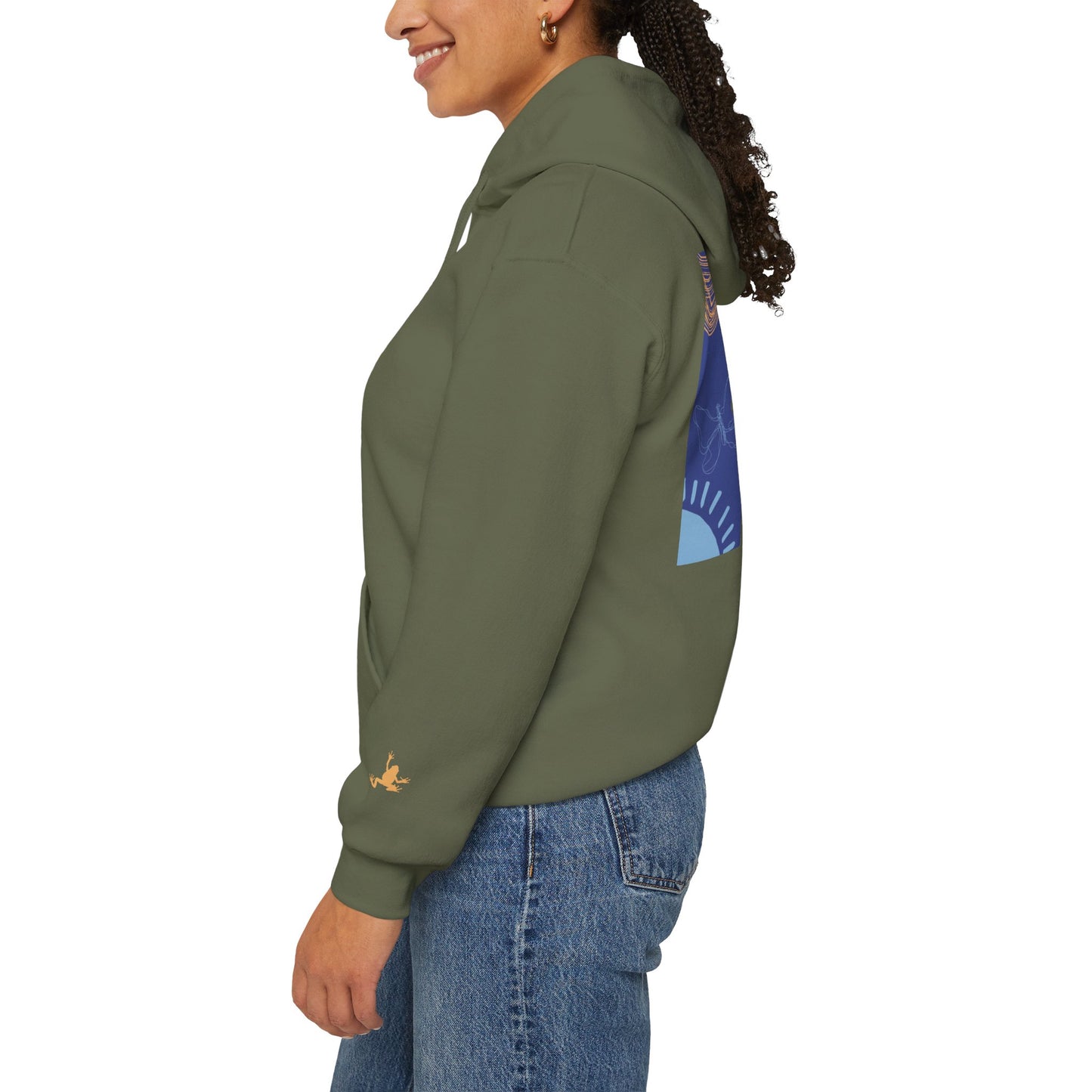 Unisex Heavy Blend™ Hooded Sweatshirt - Cozy Everyday Comfort, Perfect Gift for Nature Lovers and Art Enthusiasts
