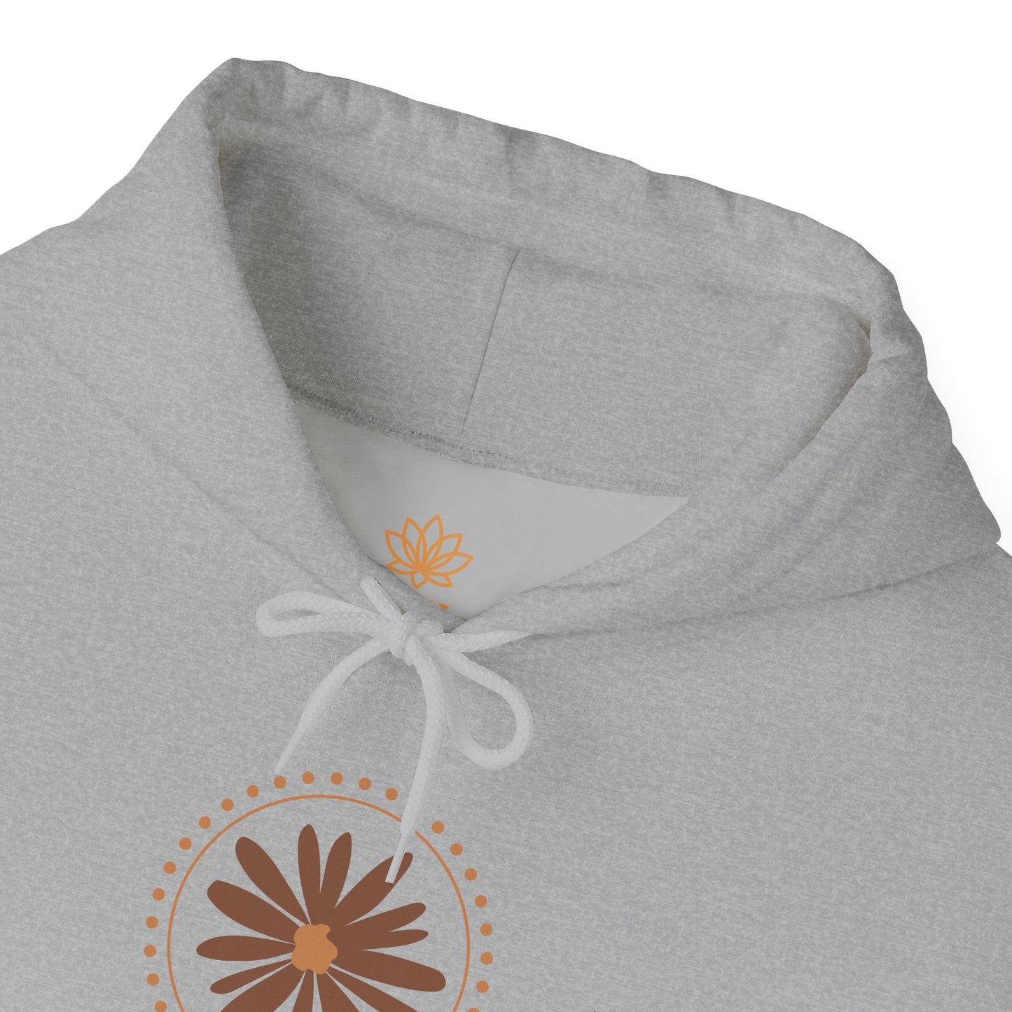 Chic Flower Design Unisex Hoodie, Cozy Sweatshirt, Trendy Gift for Her, Fall Fashion, Casual Comfort Wear