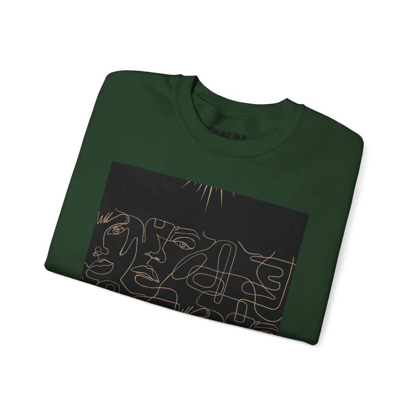 Stylish Unisex Crewneck Sweatshirt - Modern Art Design, Cozy Gift for Him/Her, Perfect for Fall, Casual Wear, Art Lovers, Abstract, Minimalist, Autumn Vibes