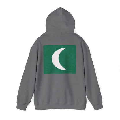 Zen Frog Hooded Sweatshirt - Cozy Unisex Hoodie, Casual Wear, Spring Fashion, Unique Gifts, Streetwear Style, Simple Moon Design, Gift for Him, Gift for Her