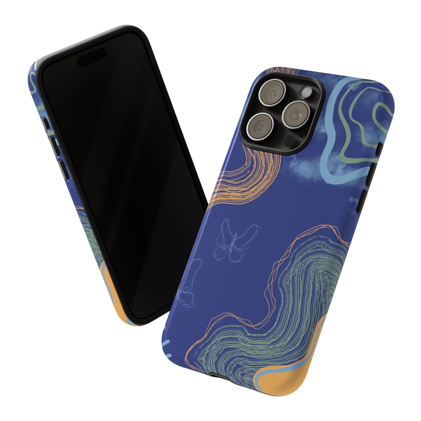 Artistic Phone Case, Abstract Phone Cover, Gift for Her, Modern Design, Boho Phone Case, Unique Phone Accessories
