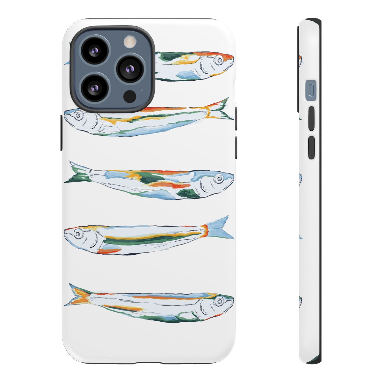 Tough Cases – Artistic Fish Design Phone Case, Unique Gift for Aquatic Lovers, Perfect for Birthdays, Holidays, and Everyday Use, Quirky Cases, Fun Phone Cases