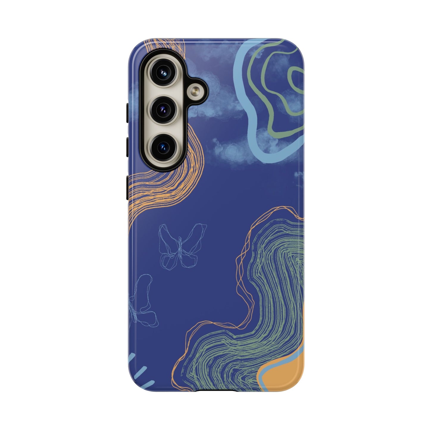 Artistic Phone Case, Abstract Phone Cover, Gift for Her, Modern Design, Boho Phone Case, Unique Phone Accessories
