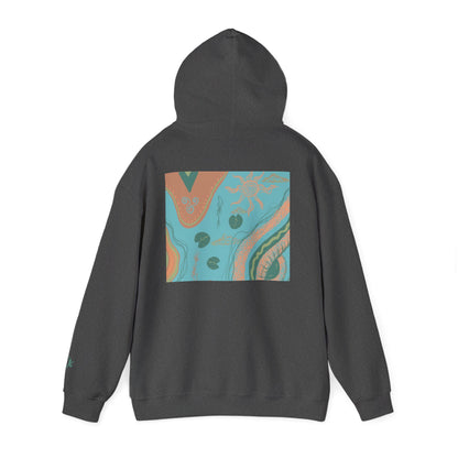 Chic Abstract Art Hoodie for Comfort & Style, Unisex Pullover, Cozy Sweatshirt, Trendy Gift for Art Lovers, Casual Outfit Must-Have