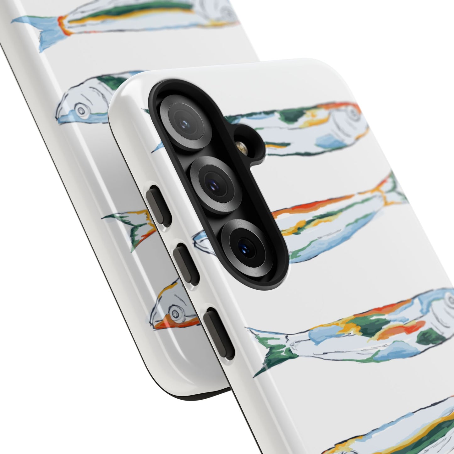 Tough Cases – Artistic Fish Design Phone Case, Unique Gift for Aquatic Lovers, Perfect for Birthdays, Holidays, and Everyday Use, Quirky Cases, Fun Phone Cases