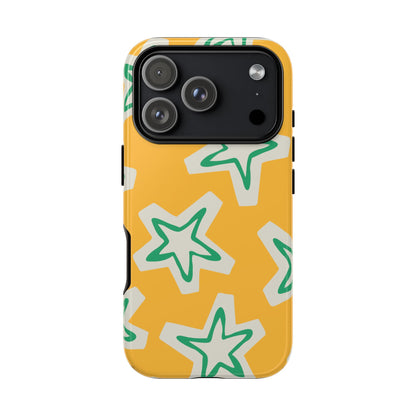 Retro Star Pattern Phone Case | Tough Cases, Colorful Cover for Phones, Phone Accessories, Gift for Her, Trendy Cases