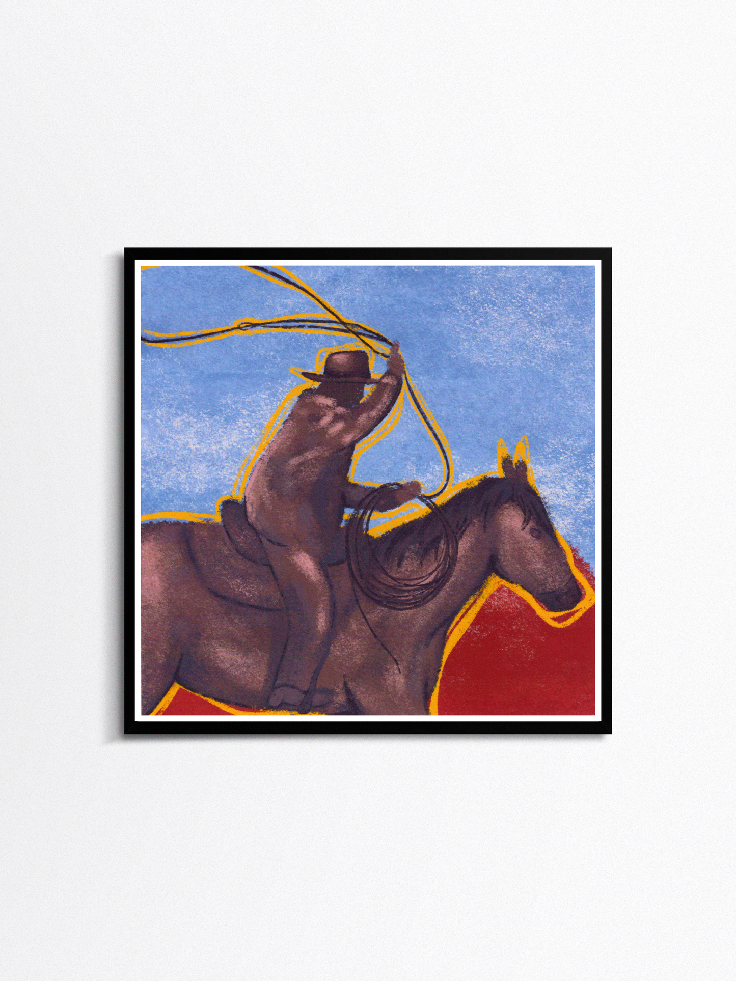 Sunset Wrangler Art Print