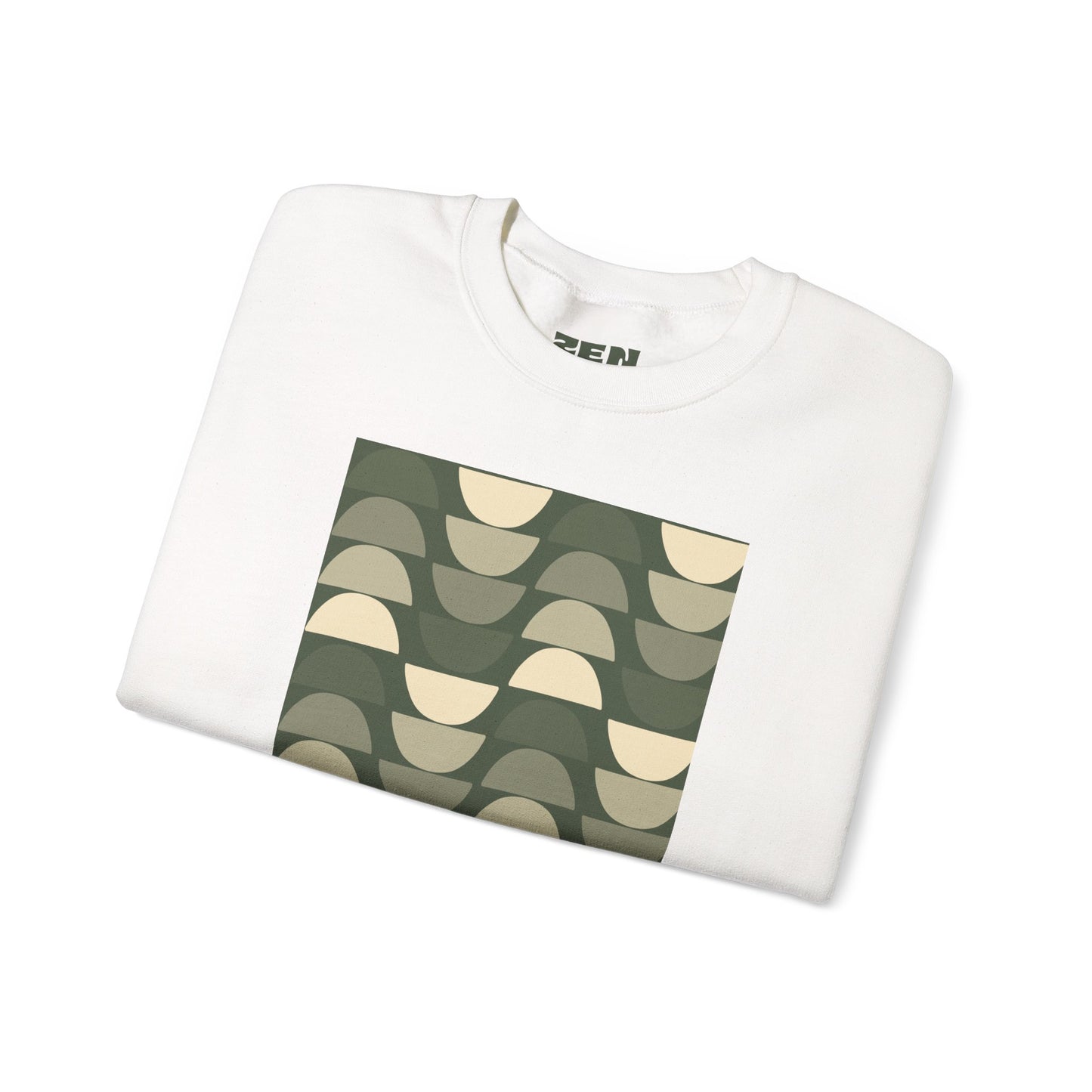 Stylish Geometric Crewneck Sweatshirt for Relaxed Vibes, Cozy Layer, Unisex Fashion Piece, Perfect Gift for Art Lovers, Casual Wear