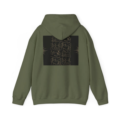 Lotus Design Hooded Sweatshirt, Unisex Hoodie, Cozy Fashion, Yoga Gift, Spiritual Apparel, Meditation Wear, Gift for Him, Gift for Her, Fall Crewneck, Autumn Vibes