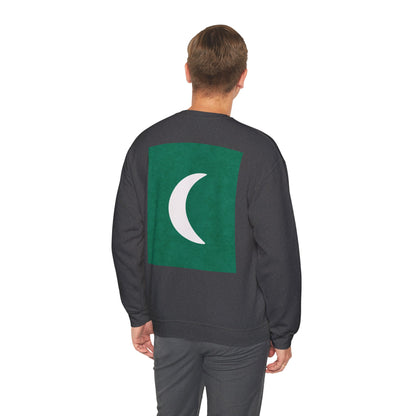 Zen Frog Crewneck Sweatshirt | Cozy Unisex Pullover for Relaxation, Ideal Gift for Nature Lovers, Perfect for Lounging and Casual Outings, Moon, Gift for Him, Gift for Her