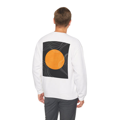 Sunset Wave Unisex Heavy Blend™ Crewneck Sweatshirt | Cozy, Relaxed, Casual Wear, Gift for Her, Gift for Him, Yoga, Meditation