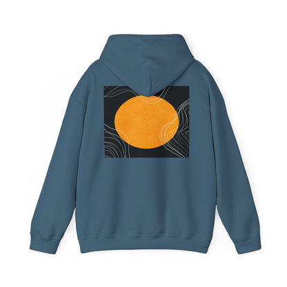 Lotus Sunshine Unisex Hoodie, Cozy Sweatshirt for Relaxation, Nature Lovers Gift, Everyday Comfort, Inspirational Outfit, Gift for Him, Gift for Her, Abstract Crewneck