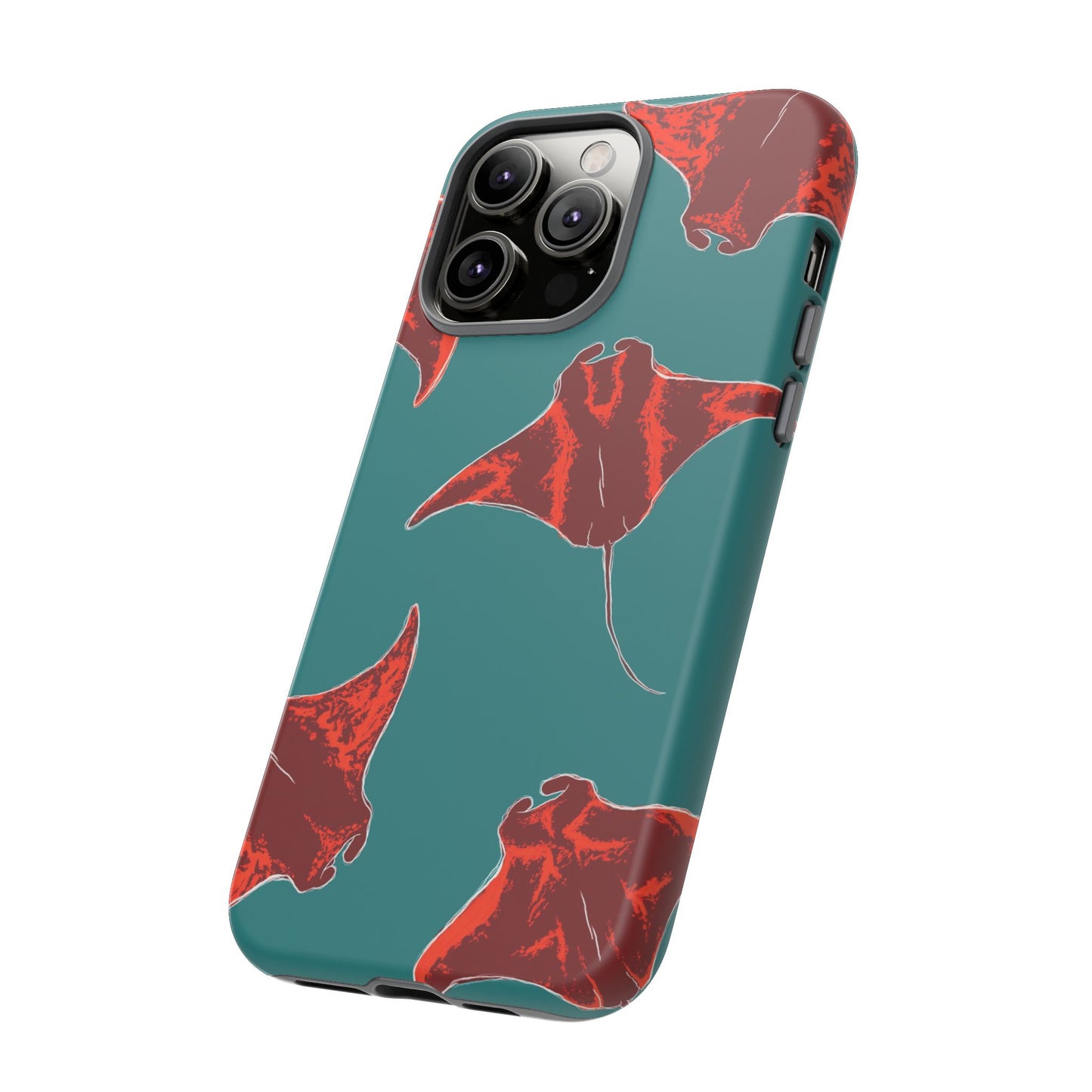 Manta Ray Phone Case, Tropical Phone Cover, Ocean Vibe Accessories, Summer Gift Idea, Marine Animal Merchandise