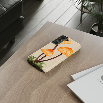 Mushroom Phone Case, Tough Cases for Nature Lovers, Unique Phone Covers, Gifts for Eco Enthusiasts, Fun Protective Cases