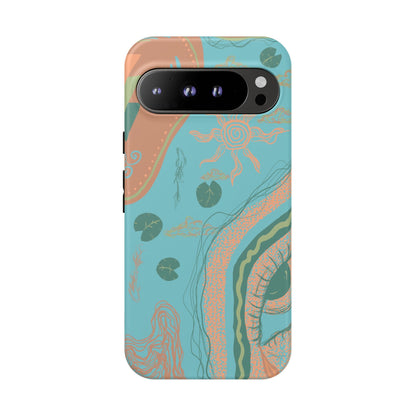 Whimsical Phone Case with Artistic Ocean Design, Floral Phone Cover, Unique Gift for Nature Lovers, Eco-Friendly Cell Accessories, [...]