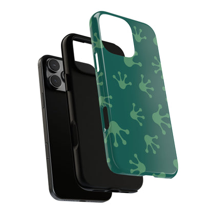 Frog Print Phone Case, Nature Lover Gift, Eco-Friendly Cover, Fun Green Design, Unique Frog Accessories