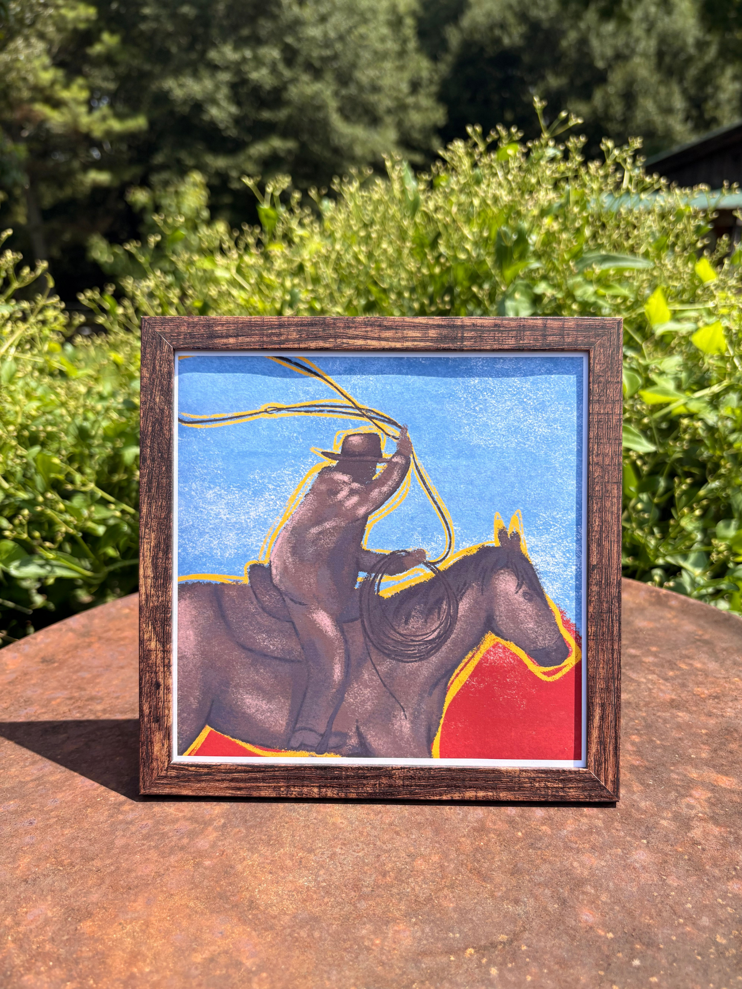 Sunset Wrangler Art Print