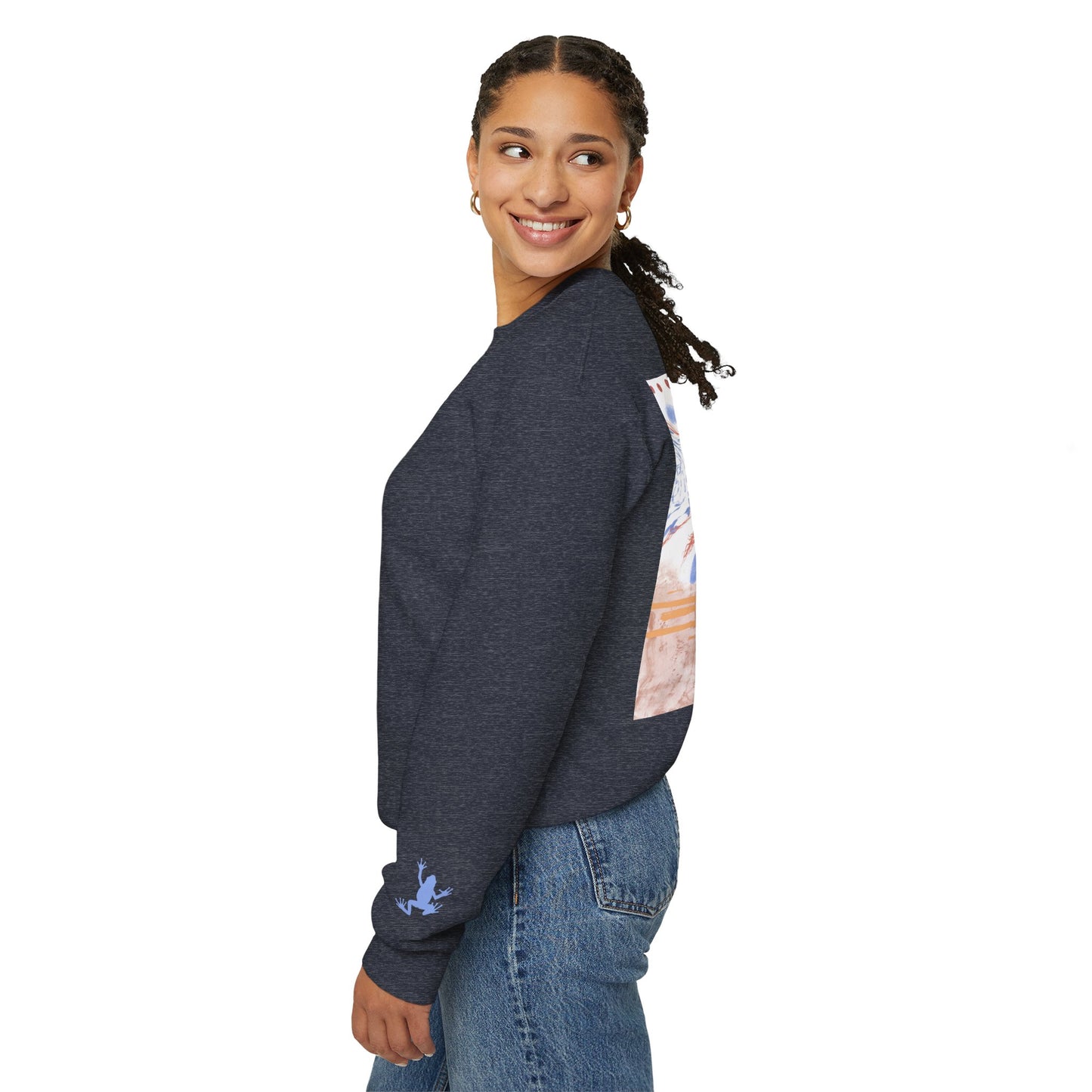 Artistic Unisex Crewneck Sweatshirt - Cozy Comfort, Colorful Designs, Gifts for Art Lovers, Relaxing Vibes, Everyday Wear, Unique Style