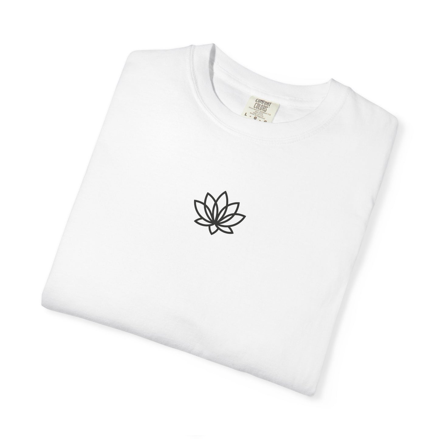 Lotus Bloom Unisex T-shirt, Soft Cotton Tee, Spiritual Gift, Meditation Wear, Casual Daily Outfit, Nature Lover Apparel