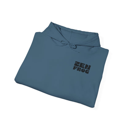Zen Frog Hoodie - Cozy Unisex Sweatshirt, Perfect for Chill Days, Gifts for Nature Lovers, Casual Wear, Unique Design