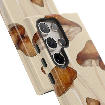 Mushroom Phone Case - Nature Lover, Eco-Friendly Gift, Cute Cell Phone Cover, Aesthetic Tech Accessory, Unique Fall Decor, Artsy Phone Cases, Cute, Gift for Her, Nature-inspired Designs, Durable Cases