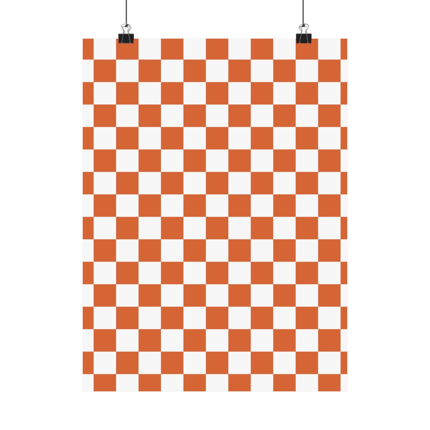 Chic Checkerboard Matte Vertical Posters | Modern Wall Art, Home Decor, Unique Gift, Interior Design, Wall Decoration