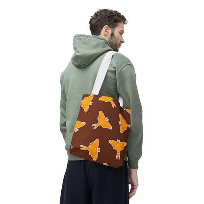 Butterfly Print Tote Bag, Eco-Friendly Shopping Bag, Gift for Nature Lovers, Sustainable Beach Tote, Spring Fashion Accessory