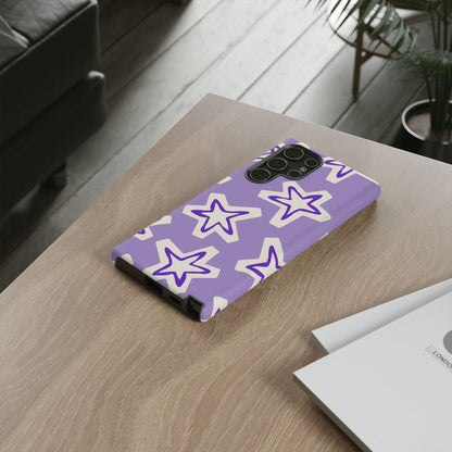 Starry Pattern Phone Case, Cute Star Design, Tough Phone Cover, Gifts for Her, Stylish Phone Accessory