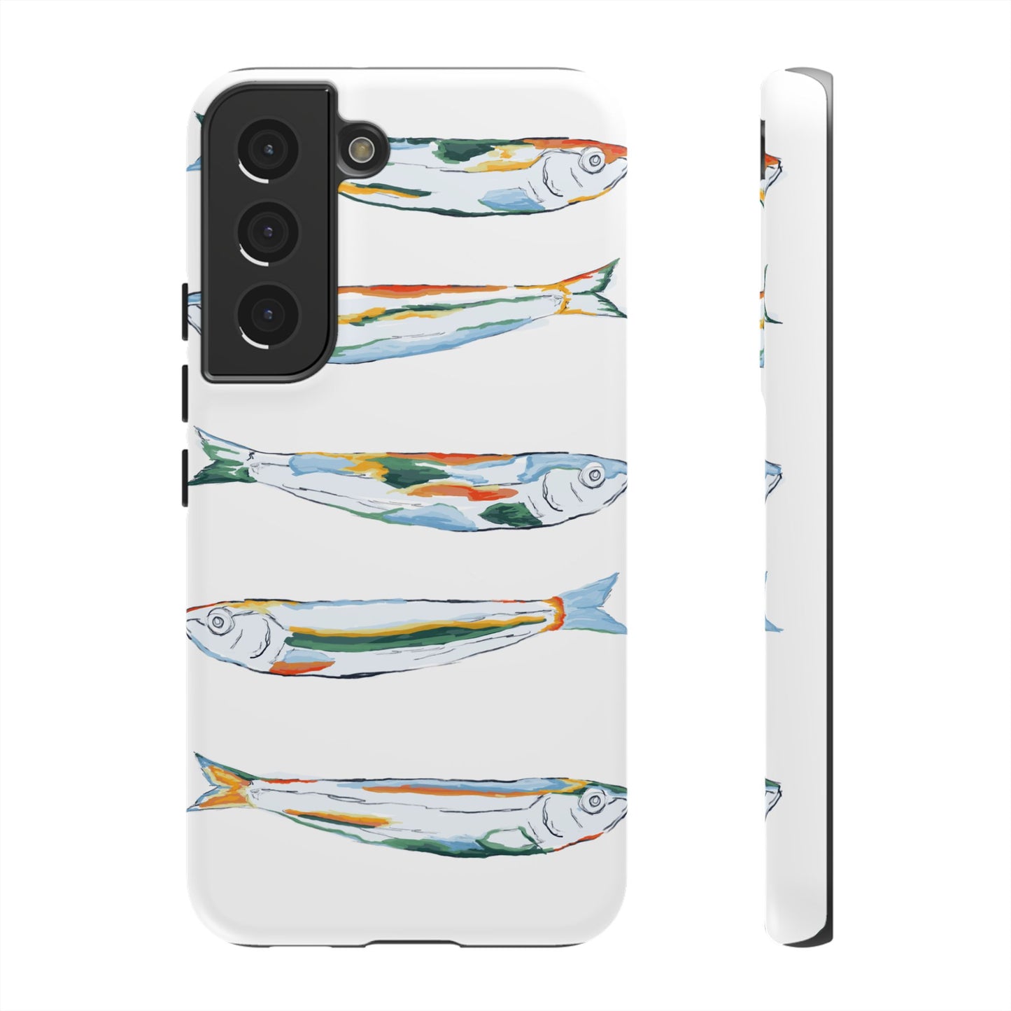 Tough Cases – Artistic Fish Design Phone Case, Unique Gift for Aquatic Lovers, Perfect for Birthdays, Holidays, and Everyday Use, Quirky Cases, Fun Phone Cases