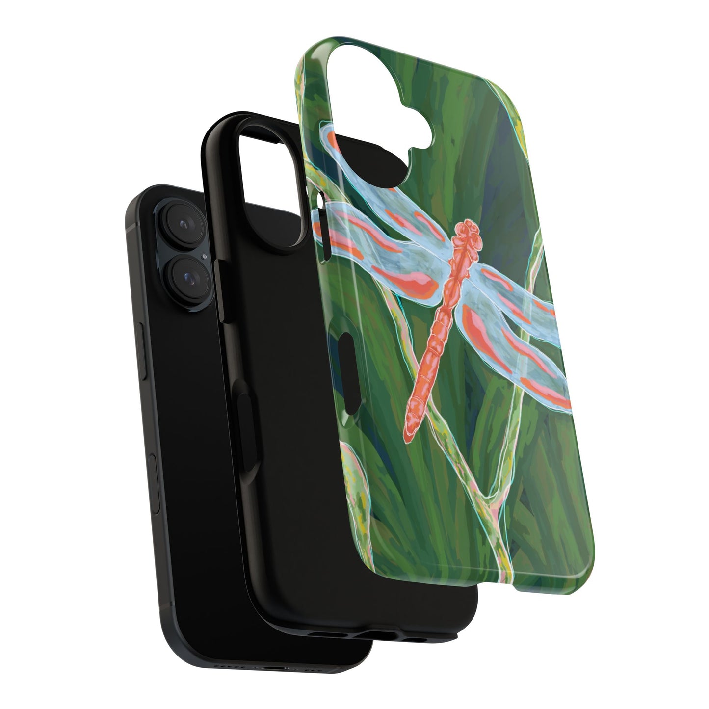 Dragonfly Phone Case, Tough Cases for Nature Lovers, Unique Phone Cover, Eco-Friendly Gift, Colorful Protection
