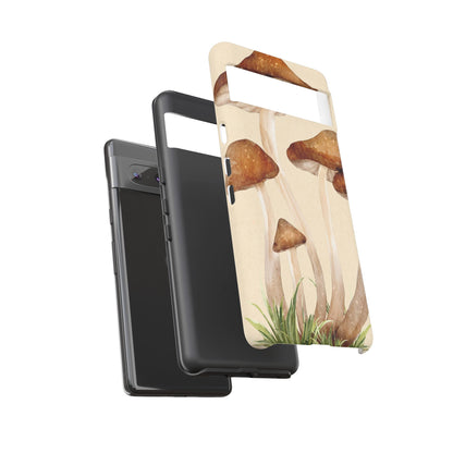 Mushroom Phone Case - Nature Lover, Eco-Friendly Gift, Cute Cell Phone Cover, Aesthetic Tech Accessory, Unique Fall Decor, Artsy Phone Cases, Cute, Gift for Her, Nature-inspired Designs, Durable Cases