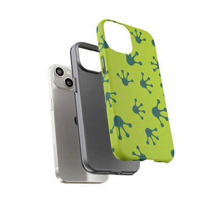 Frog Pattern Phone Case, Fun and Colorful Phone Cover, Durable Phone Protection, Gifts for Nature Lovers, Unique Accessory