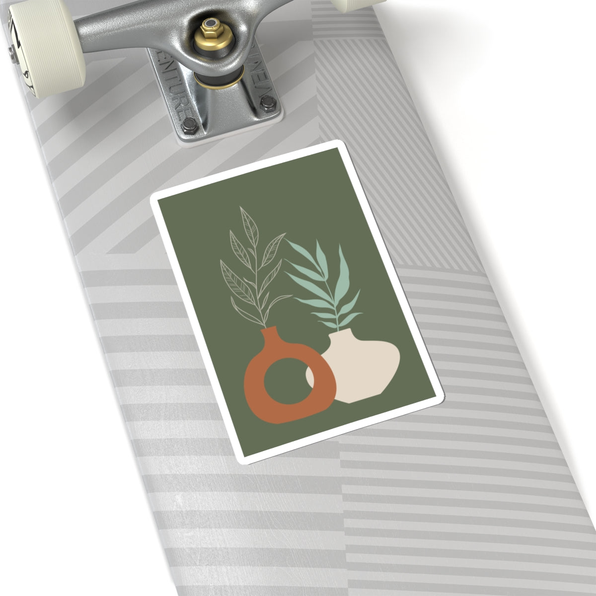Stylish Plant-Inspired Kiss-Cut Stickers, Perfect for Journals, Laptops, Decor, Gift Wrapping, and Art Projects