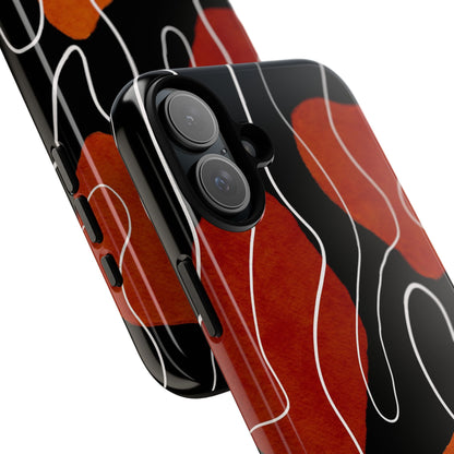 Stylish Phone Case with Abstract Design, Tough Cases for Modern Life, Trendy Phone Accessory, Unique Gift Idea, Holiday Present