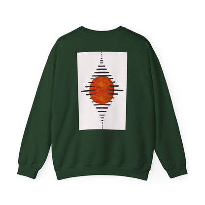 Lotus & Sun Graphic Sweatshirt, Relaxed Fit Crewneck, Perfect Gift for Spring, Cozy Fashion, Unisex Apparel, Gift for Him, Gift for Her, Fall Vibes, Autumn Crewneck