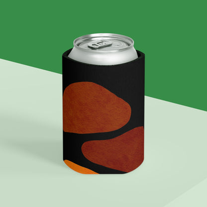 Autumn Vibes Can Cooler, Fall Drink Holder, Cozy Beverage Insulator, Halloween Party Favor, Thanksgiving Gatherings, Nature Inspired