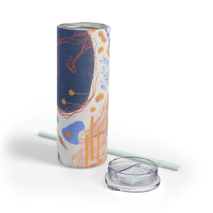 Artistic Skinny Tumbler | Unique 20oz Travel Mug | Eco-Friendly Hydration | Perfect Gift for Coffee Lovers, Art Enthusiasts, [...]