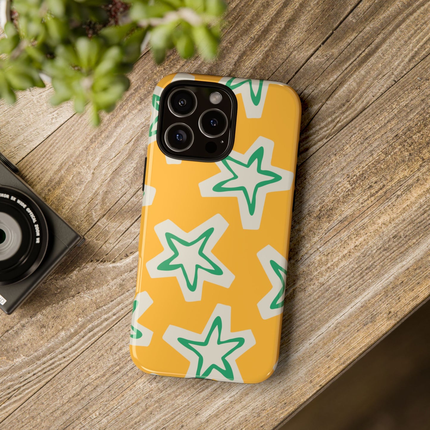 Retro Star Pattern Phone Case | Tough Cases, Colorful Cover for Phones, Phone Accessories, Gift for Her, Trendy Cases
