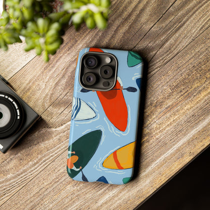 Kayak Phone Case - Tough Cases for Outdoor Enthusiasts, Birthday Gifts, Adventure Gear, Kayaking Accessories, Nature Lover Decor, Artsy Phone Cases