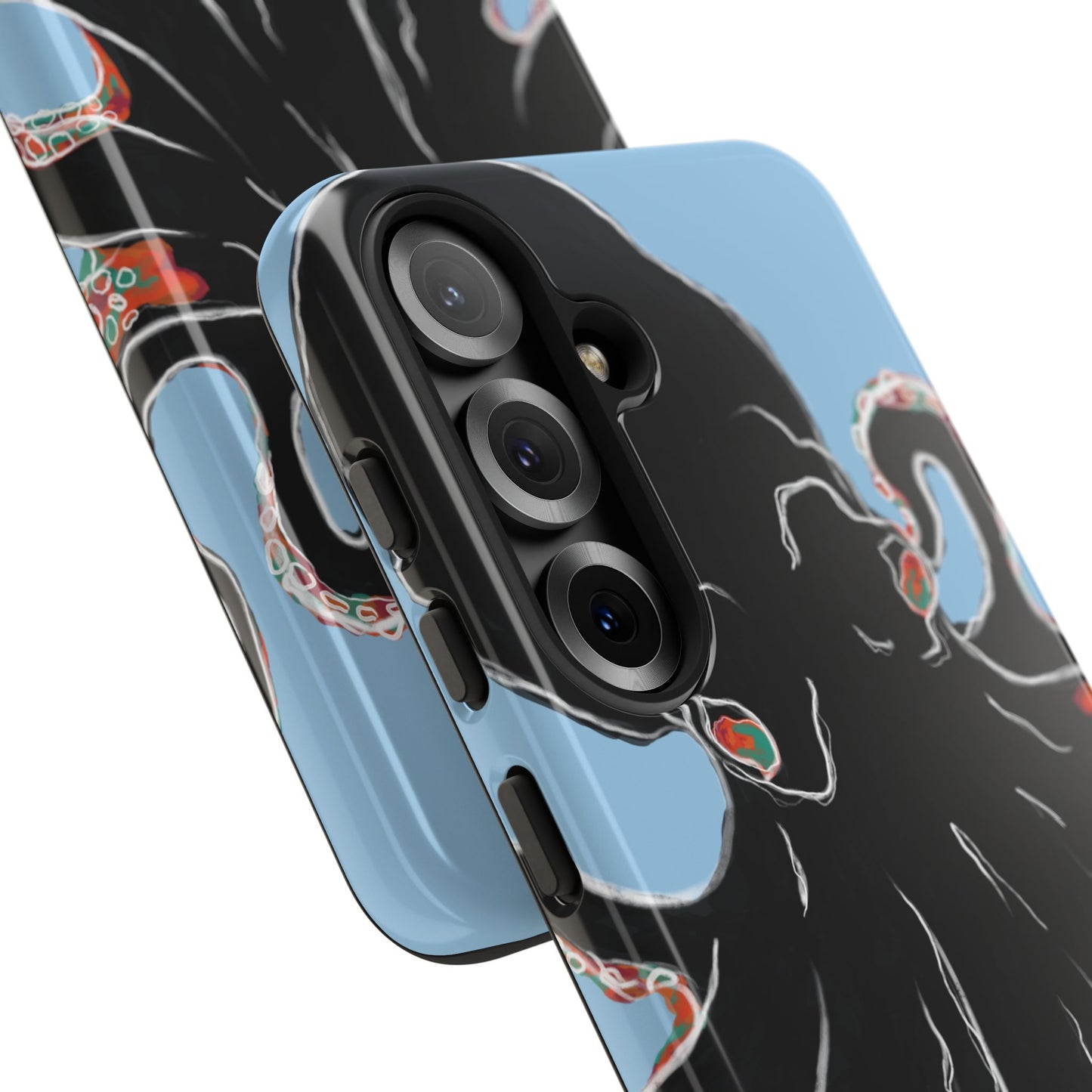 Octopus Tough Phone Case, Sea Creature Design, Ocean Lover Gift, Unique Phone Cover, Underwater Artwork