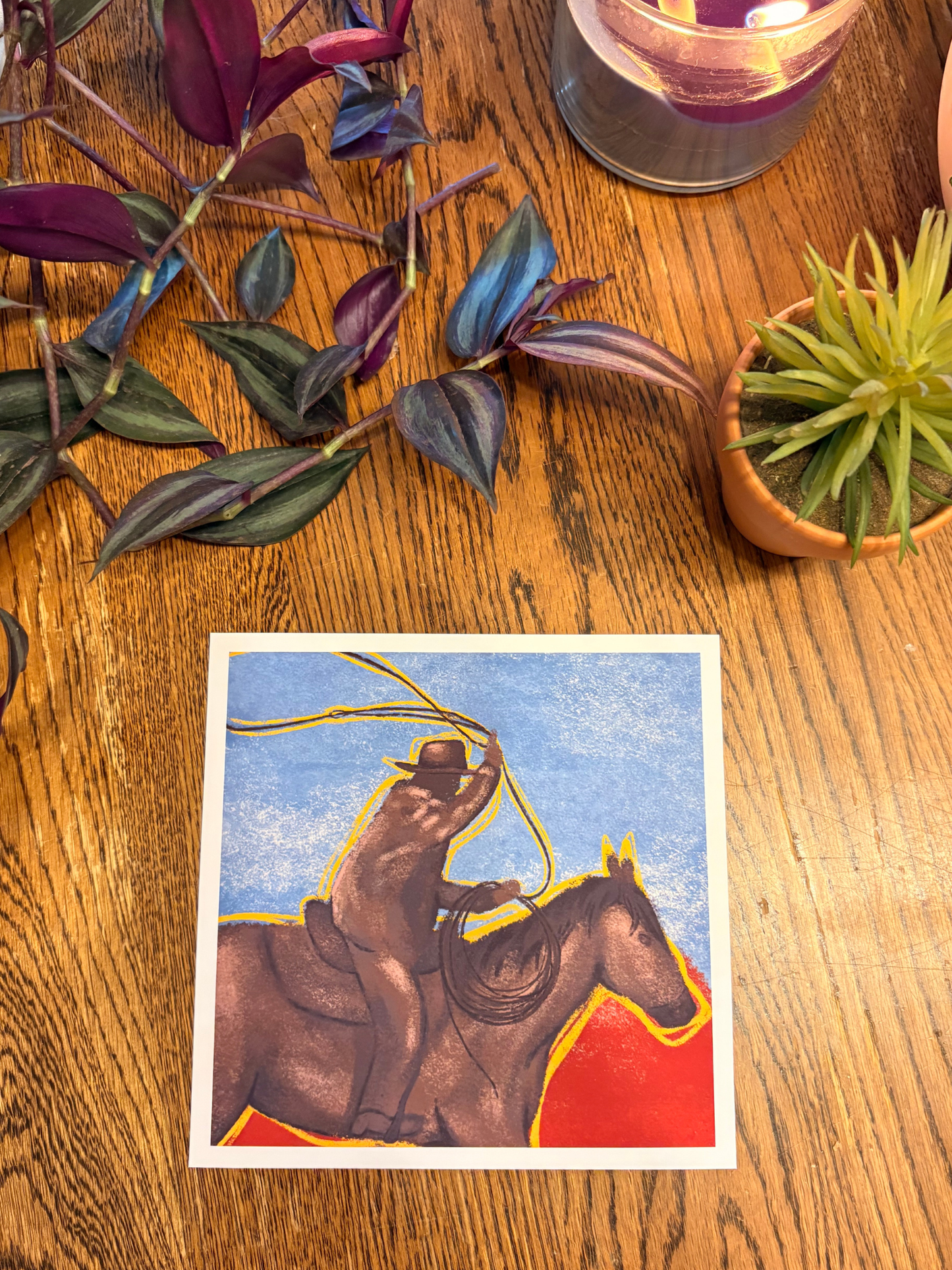 Sunset Wrangler Art Print