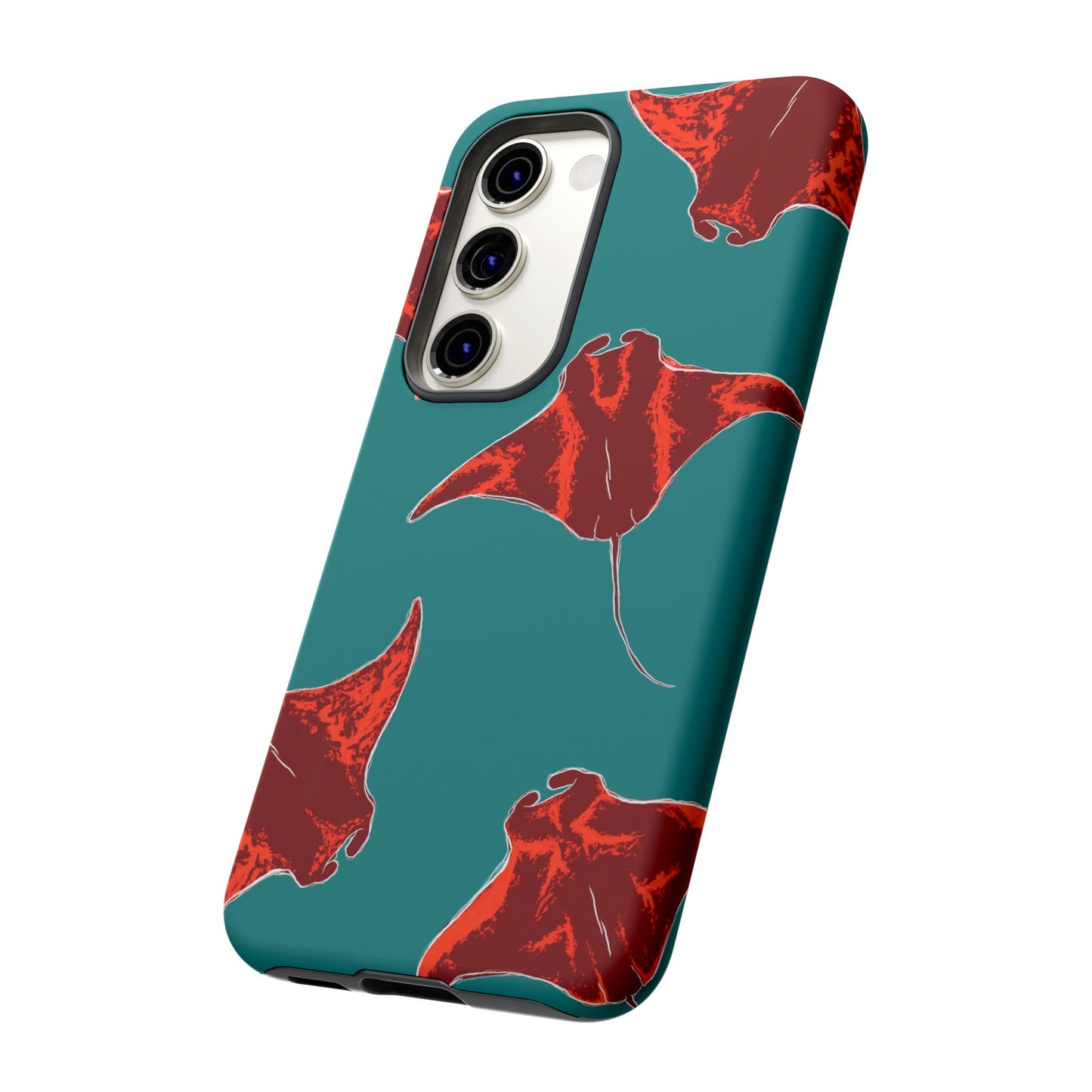 Manta Ray Phone Case, Tropical Phone Cover, Ocean Vibe Accessories, Summer Gift Idea, Marine Animal Merchandise