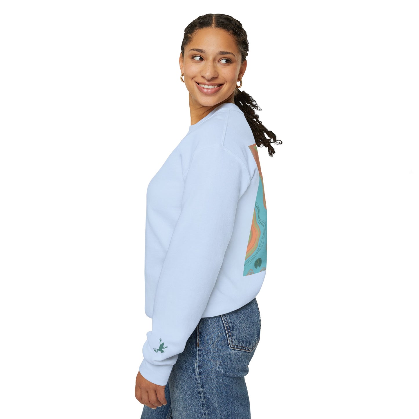 Bohemian Crewneck Sweatshirt, Cozy Sweatshirt for Art Lovers, Unique Graphic Apparel, Perfect Gift for Everyday Wear, Trendy Fashion Hoodie